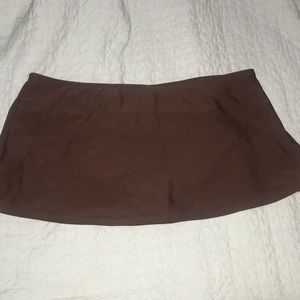 5/$25 Brown Swim Skirt
